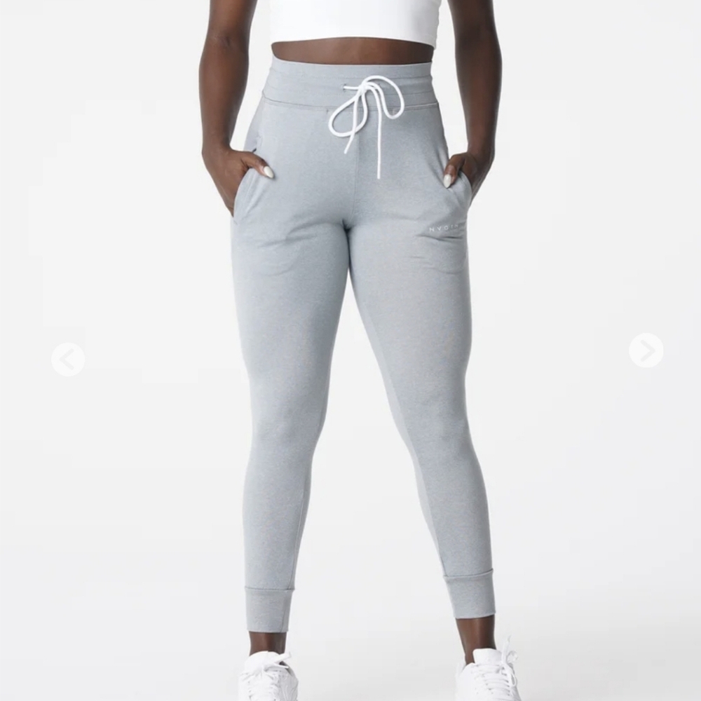 NVGTN Silver Mist Joggers High Waisted Medium